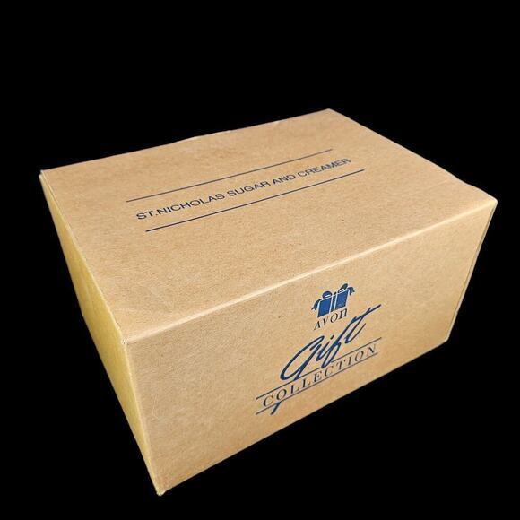 Christmas Sugar Bowl With Lid And Creamer Set Embossed Ceramic Box New‎ READ - Picture 7 of 9